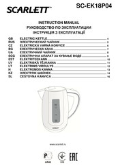Scarlett SC-EK18P04 Instruction Manual