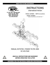 WPG MRPT1211LDCO Instructions Manual