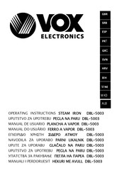 VOX electronics DBL-5003 Operating Instructions Manual