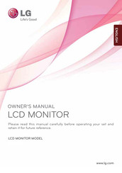 LG E2711PYX Owner's Manual