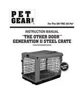 Pet Gear THE OTHER DOOR PG5927B Instruction Manual