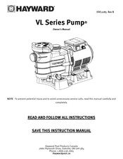 Hayward SPX8100 Owner's Manual