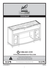 Twin-Star International ClassicFlame 32MM6449 Manual