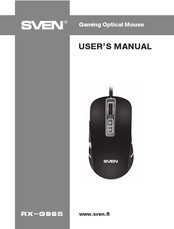 Sven RX-G965 User Manual