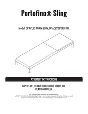 rst brands Portofino OP-ACLS2-PORIV-FNL Assembly Instructions Manual