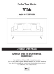 rst brands OP-PESOF71-PORV-DOV Assembly Instructions Manual