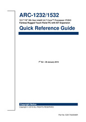 BCM Advanced Research ARC-1232 Quick Reference Manual