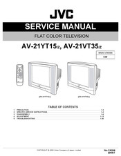 JVC AV-21YT15 Service Manual