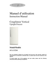 Avantgarde AFU137DW Instruction Manual