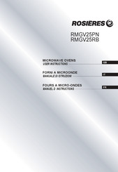 ROSIERES RMGV25RB User Instructions