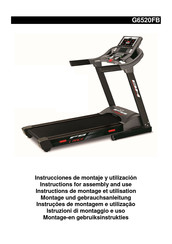 BH FITNESS G6520FB Instructions For Assembly And Use