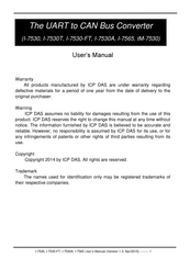 Icp Das Usa I-7565 User Manual