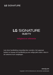 LG SIGNATURE OLED77W9PLA.AEU Manual