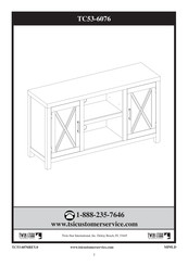 Twin-Star International TC53-6076 Assembly Instructions Manual