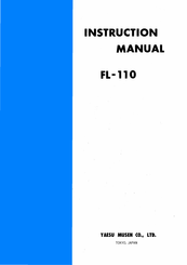 Yaesu FL-110 Instruction Manual
