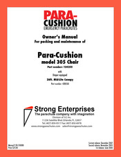 Strong Enterprises Para-Cushion 124255 Owner's Manual
