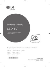 LG 60LB870V.ARUZ Owner's Manual