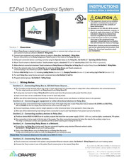 Draper EZ-Pad 3.0 Instructions Manual