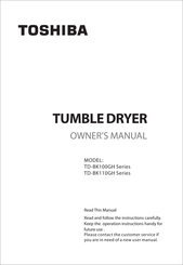 Toshiba TD-BK100GH Series Owner's Manual