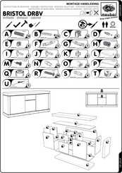 meubar BRISTOL DR8V Assembly Instruction Manual
