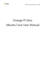 Orange Pi Zero User Manual