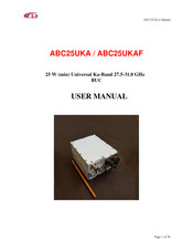 Actox ABC25UKA User Manual