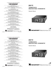 Newport Electronics 205-JF1 Operator's Manual