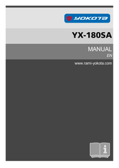 Yokota YX-180SA Manual