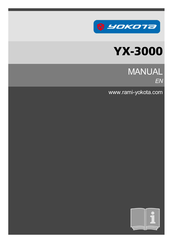 Yokota YX-3000 Manual