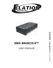 Elation DMX-BRANCH/4 User Manual