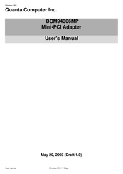 Quanta Computer BCM94306MP User Manual