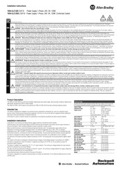 Rockwell Automation Allen-Bradley 1606-XLE120EC Installation Instructions
