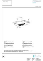 keep living Pressalit Care R8685 Mounting Instructions