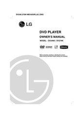 LG DV246K-NM Owner's Manual