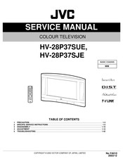 JVC InteriArt HV-28P37SUE Service Manual