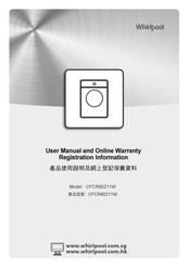 Whirlpool CFCR80211W User Manual
