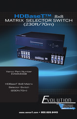 Vanco Evolution EVMX4008 Manual