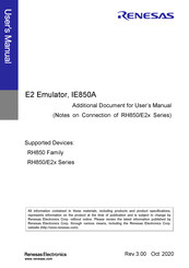 Renesas IE850A User Manual