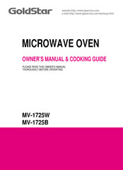 Goldstar MV-1725W Owner's Manual & Cooking Manual