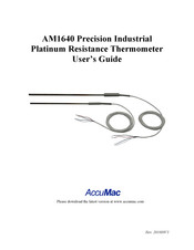 AccuMac AM1640 User Manual