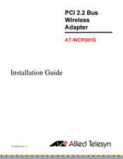 Allied Telesis AT-WCP201G Installation Manual