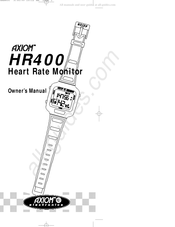 Axiom HRM400 Owner's Manual
