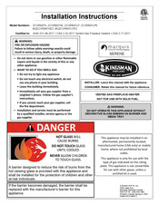 Kingsman marquis SERENE ZCVRB47N Installation Instructions Manual