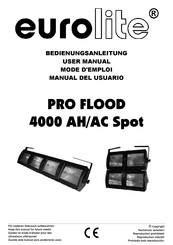 EuroLite PRO FLOOD 4000 AH User Manual