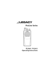 Legacy PL2215 Operating Instructions Manual