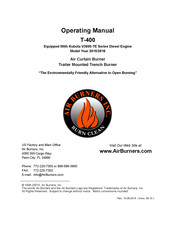Air Burners T-400 Operating Manual