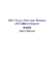 Abocom WU5208 User Manual