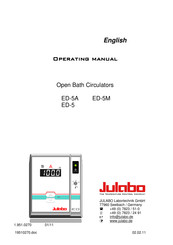 Julabo ED-5 Operating Manual