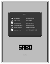 Sabo LB-934 Operator's Manual