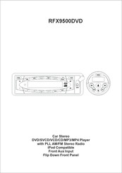 Rockford Fosgate RFX9500DVD Manual
